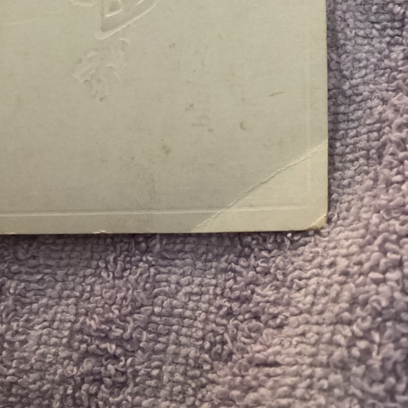 New Vintage Christmas Postcard Auld Lang Syne Winter Scene Pinecones Holly - Picture 7 of 9